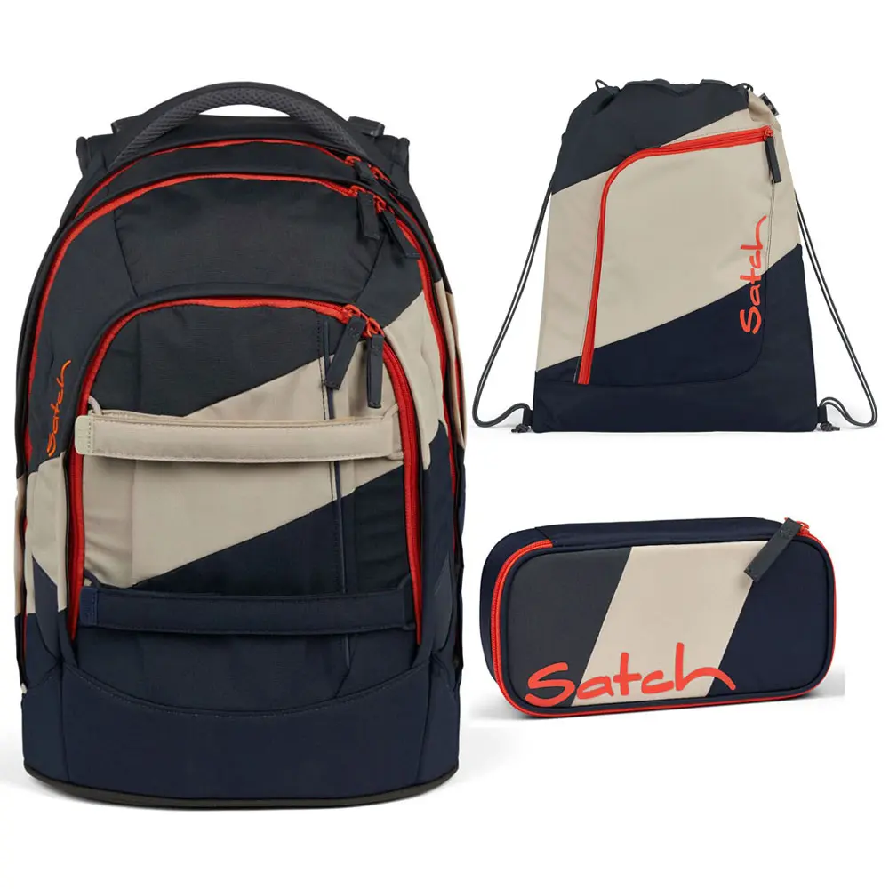 Satch Pack Schulrucksack-Set 3tlg