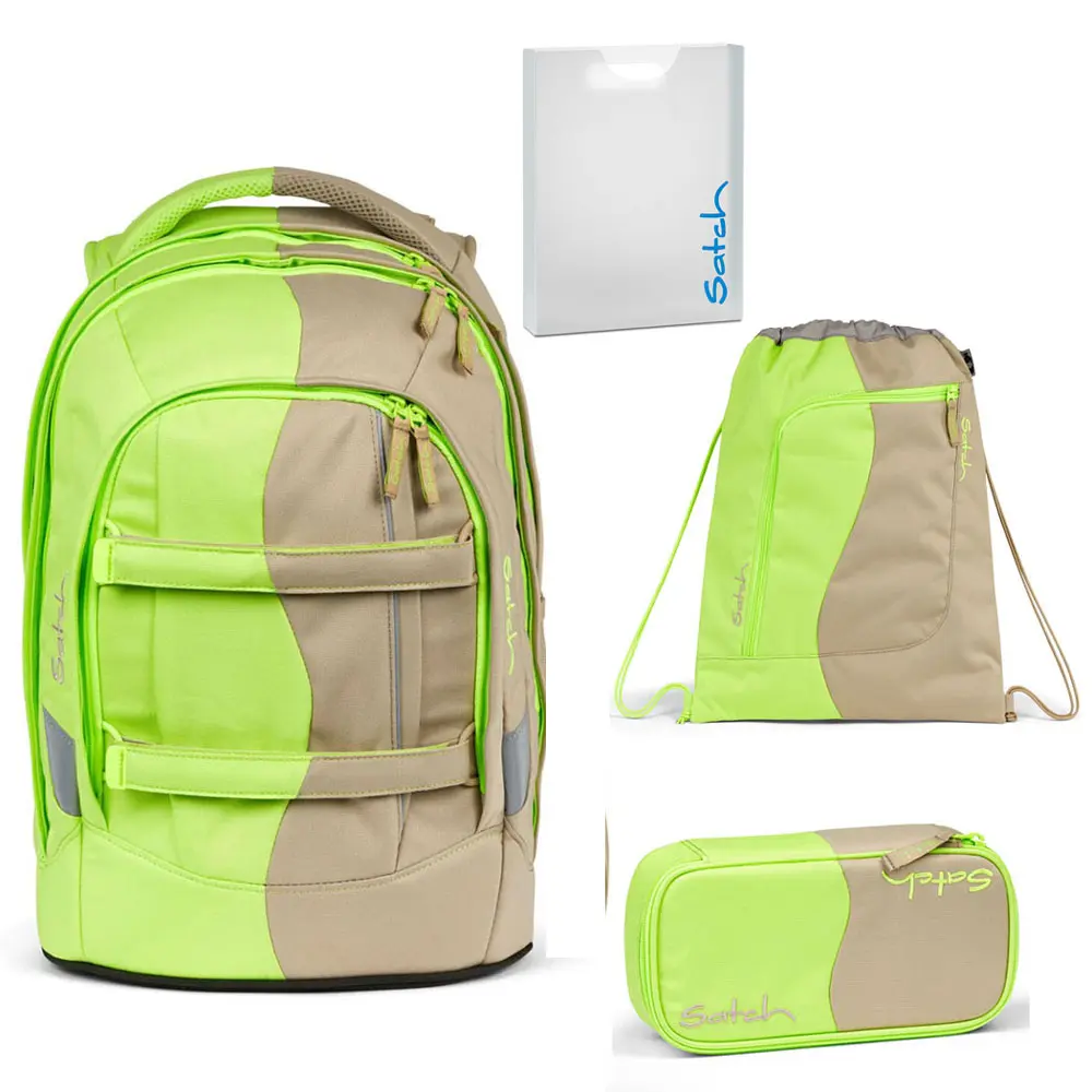 Satch Pack Schulrucksack-Set 4tlg