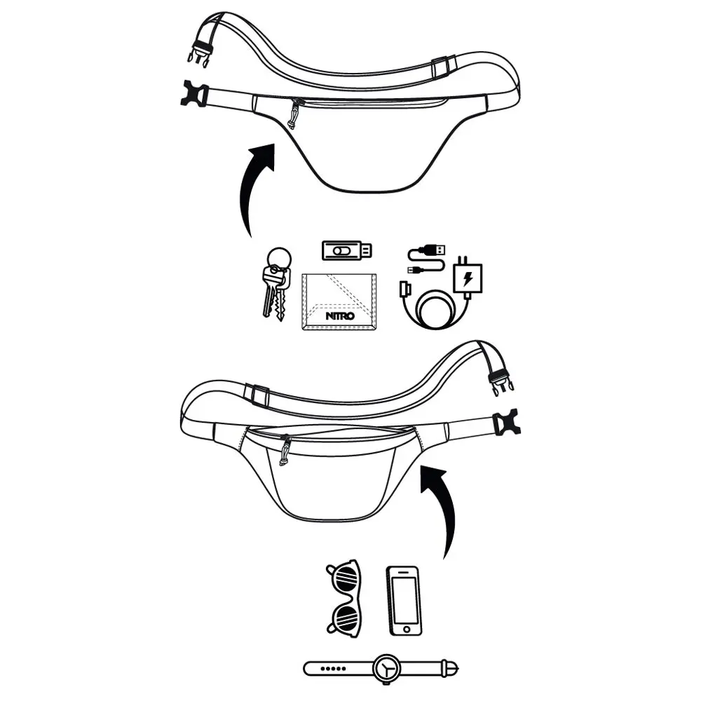 Nitro Hip Bag Gürteltasche