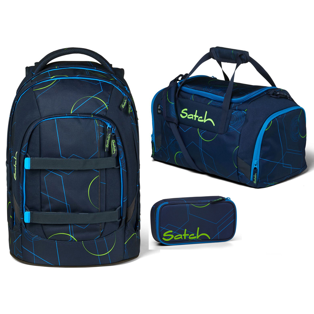 Satch Pack Schulrucksack-Set 3tlg