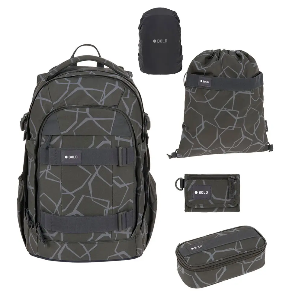 Bold Origin Schulrucksack-Set 5tlg