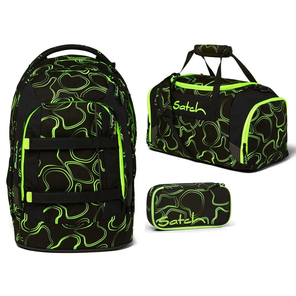 Satch Pack Schulrucksack-Set 3tlg