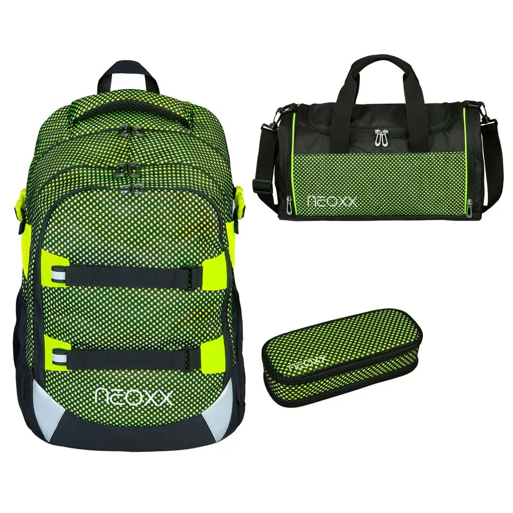 Neoxx Active Schulrucksack-Set 3tlg.