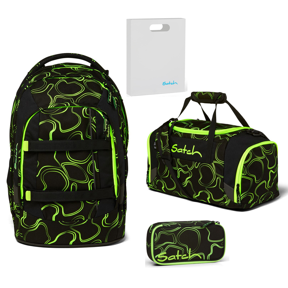 Satch Pack Schulrucksack-Set 4tlg